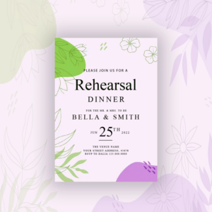 Rehersal Dinner Invitations