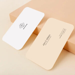 Rounded corner Visiting Card