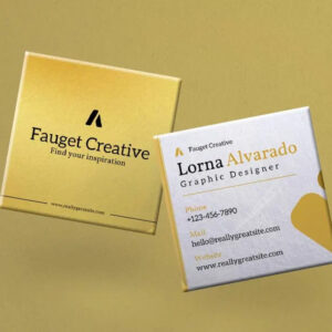 Square Visiting Card